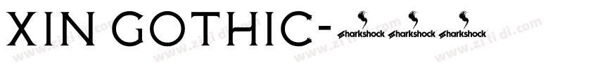 Xin Gothic字体转换